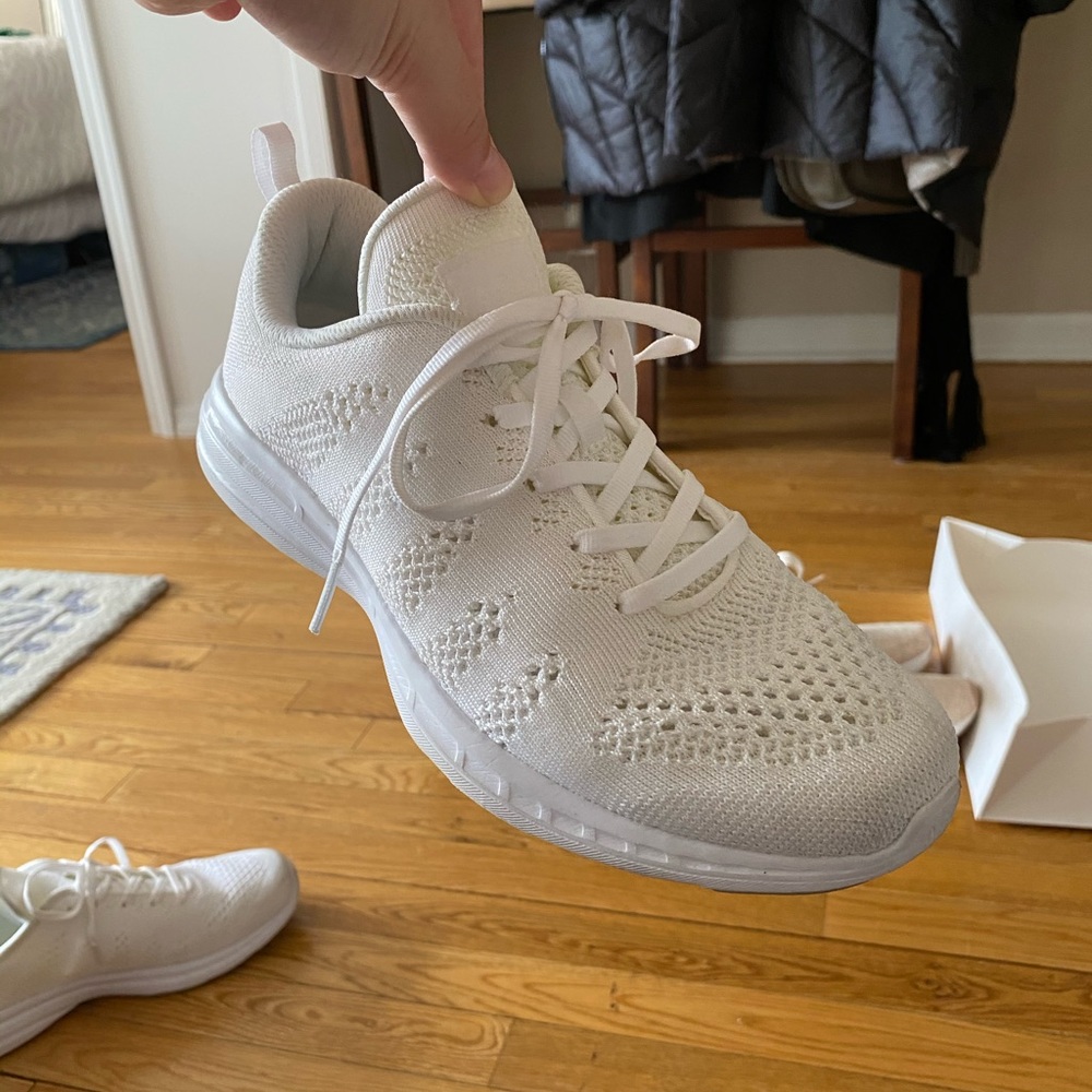 APL white sneakers
